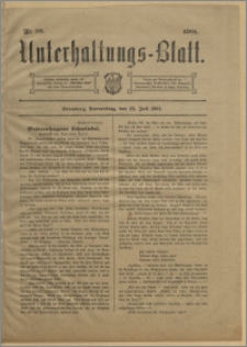 Unterhaltungs-Blatt. Nr. 30 (25 lipca 1901) / redaktor odpowiedzialny H. Singer