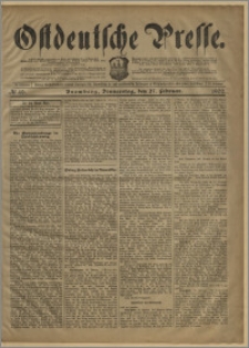 Ostdeutsche Presse. J. 26, № 49 (27 lutego 1902)