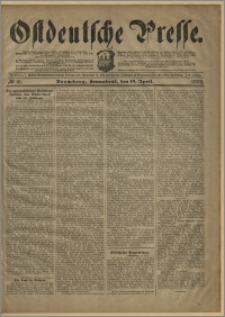 Ostdeutsche Presse. J. 26, № 91 (19 kwietnia 1902)