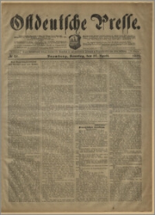 Ostdeutsche Presse. J. 26, № 98 (27 kwietnia 1902)