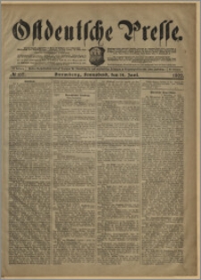 Ostdeutsche Presse. J. 26, № 137 (14 czerwca 1902)