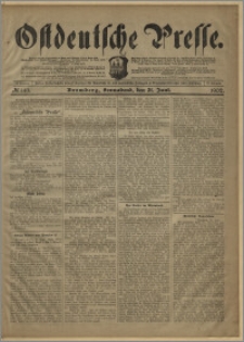 Ostdeutsche Presse. J. 26, № 143 (21 czerwca 1902)