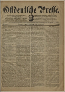 Ostdeutsche Presse. J. 26, № 144 (22 czerwca 1902)