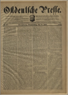 Ostdeutsche Presse. J. 26, № 177 (31 lipca 1902)