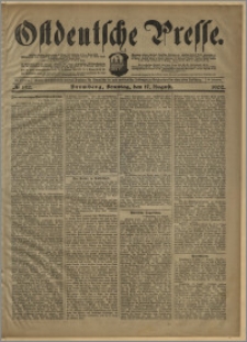 Ostdeutsche Presse. J. 26, № 192 (17 sierpnia 1902)