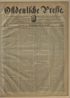 Ostdeutsche Presse. J. 26, № 195 (21 sierpnia 1902)