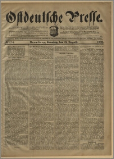 Ostdeutsche Presse. J. 26, № 204 (31 sierpnia 1902)