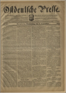 Ostdeutsche Presse. J. 26, № 213 (11 września 1902)