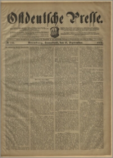 Ostdeutsche Presse. J. 26, № 215 (13 września 1902)