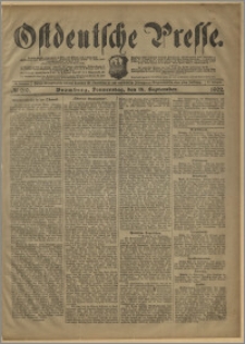 Ostdeutsche Presse. J. 26, № 219 (18 września 1902)