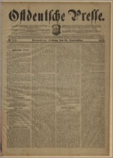 Ostdeutsche Presse. J. 26, № 226 (26 września 1902)