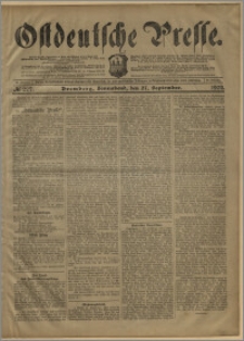 Ostdeutsche Presse. J. 26, № 227 (27 września 1902)