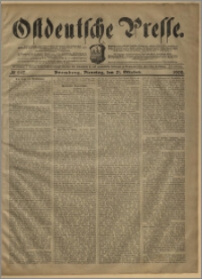 Ostdeutsche Presse. J. 26, № 247 (21 października 1902)