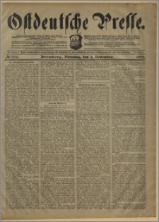 Ostdeutsche Presse. J. 26, № 259 (4 listopada 1902)