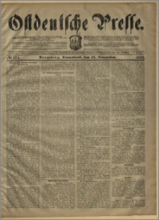 Ostdeutsche Presse. J. 26, № 274 (22 listopada 1902)