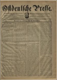 Ostdeutsche Presse. J. 26, № 279 (28 listopada 1902)