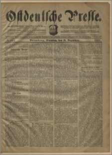 Ostdeutsche Presse. J. 26, № 299 (21 grudnia 1902)