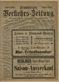 Bromberger Verkehrs-Zeitung : Ungemein wirksames Anzeigenblatt des deutschen Ostens. № 413 (styczeń 1902)