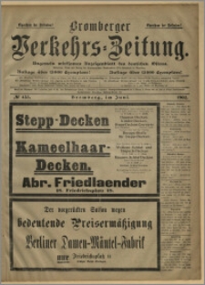 Bromberger Verkehrs-Zeitung : Ungemein wirksames Anzeigenblatt des deutschen Ostens. № 433 (czerwiec 1902)