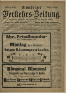 Bromberger Verkehrs-Zeitung : Ungemein wirksames Anzeigenblatt des deutschen Ostens. № 437 (lipiec 1902)