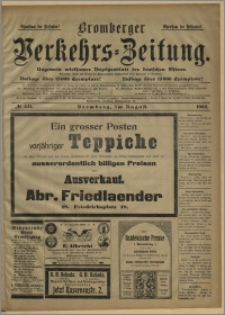 Bromberger Verkehrs-Zeitung : Ungemein wirksames Anzeigenblatt des deutschen Ostens. № 441 (sierpień 1902)