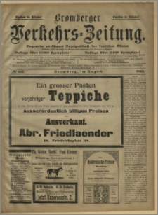 Bromberger Verkehrs-Zeitung : Ungemein wirksames Anzeigenblatt des deutschen Ostens. № 443 (sierpień 1902)