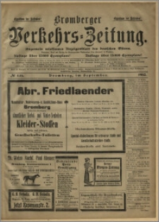 Bromberger Verkehrs-Zeitung : Ungemein wirksames Anzeigenblatt des deutschen Ostens. № 446 (wrzesień 1902)