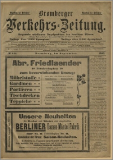 Bromberger Verkehrs-Zeitung : Ungemein wirksames Anzeigenblatt des deutschen Ostens. № 448 (wrzesień 1902)