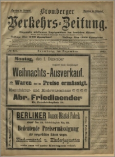 Bromberger Verkehrs-Zeitung : Ungemein wirksames Anzeigenblatt des deutschen Ostens. № 457 (grudzień 1902)