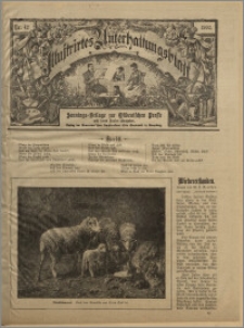 Illustrirtes Unterhaltungs Blatt : Sonntags-Beilage zur Ostdeutschen Presse und deren Sonder-Ausgaben. Nr. 42 [(październik 1902)] / redaktor odpowiedzialny Aug. Krebs