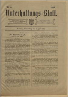 Unterhaltungs-Blatt. Nr. 30 (24 lipca 1902) / redaktor odpowiedzialny H. Singer