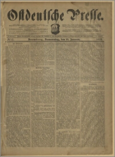 Ostdeutsche Presse. J. 27, № 12 (15 stycznia 1903)