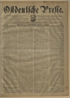 Ostdeutsche Presse. J. 27, № 20 (24 stycznia 1903)