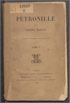 Pétronille. T. 1