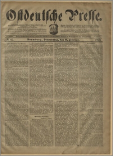 Ostdeutsche Presse. J. 27, № 42 (19 lutego 1903)