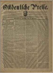 Ostdeutsche Presse. J. 27, № 49 (27 lutego 1903)