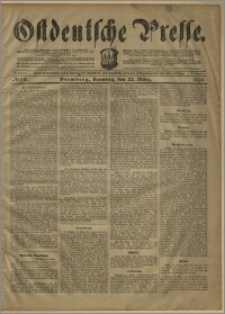 Ostdeutsche Presse. J. 27, № 69 (22 marca 1903)