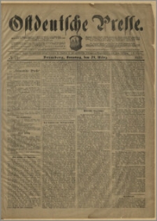 Ostdeutsche Presse. J. 27, № 75 (29 marca 1903)