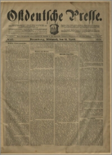 Ostdeutsche Presse. J. 27, № 87 (13 kwietnia 1903)