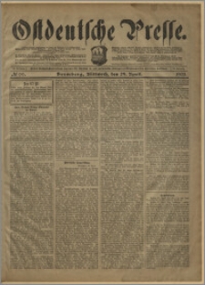 Ostdeutsche Presse. J. 27, № 99 (29 kwietnia 1903)