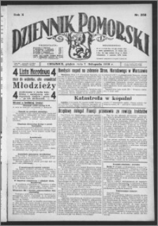 Dziennik Pomorski 1930.11.07, R. 10, nr 258