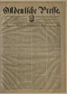 Ostdeutsche Presse. J. 27, № 182 (6 sierpnia 1903)