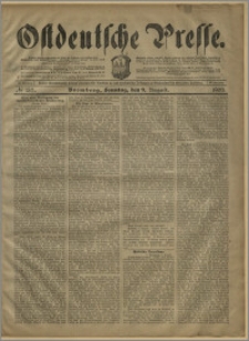 Ostdeutsche Presse. J. 27, № 185 (9 sierpnia 1903)