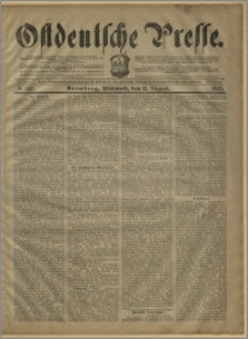 Ostdeutsche Presse. J. 27, № 187 (12 sierpnia 1903)