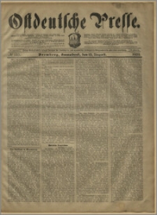 Ostdeutsche Presse. J. 27, № 190 (15 sierpnia 1903)