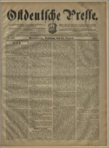 Ostdeutsche Presse. J. 27, № 197 (23 sierpnia 1903)