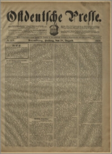 Ostdeutsche Presse. J. 27, № 201 (28 sierpnia 1903)