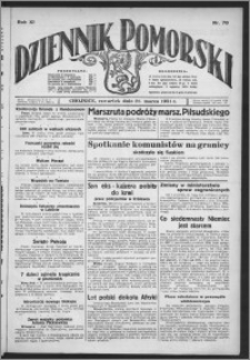 Dziennik Pomorski 1931.03.26, R. 11, nr 70