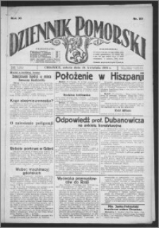 Dziennik Pomorski 1931.04.18, R. 11, nr 89