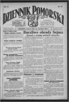 Dziennik Pomorski 1931.04.28, R. 11, nr 97